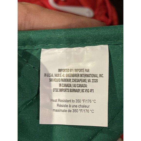 4~Christmas House Holiday Pot Holders 2-Pack With Santa & 2 Snowman Prints 7"x7" - Picture 7 of 9